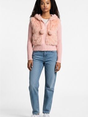 Chilly Willy Fur Trim Sweater